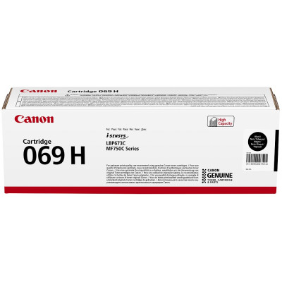Originálny toner Canon 069HBK (5098C002), čierny, 7600 strán