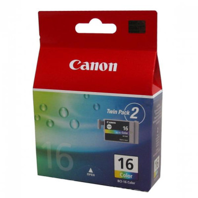 Originálny atrament Canon BCI-16CL (9818A002), farebný, 2 ml, 2-pack