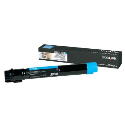 Originálny toner Lexmark C950X2CG, azúrový, 22000 strán