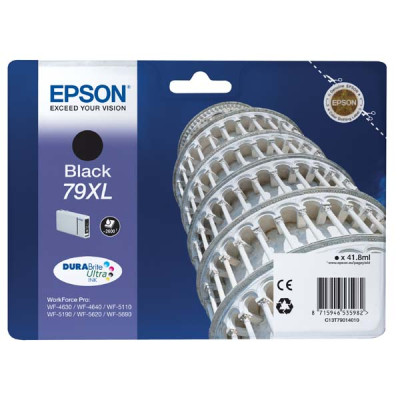 Originálny atrament Epson T7901XL (C13T79014010), čierny, 2600 strán (42 ml)