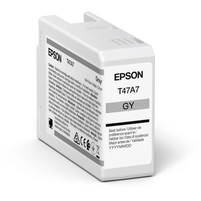 Originálny atrament Epson T47A7 (C13T47A700), šedý, 50 ml