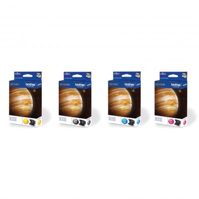 Originálny atrament Brother LC-1240VALBP, CMYK, 4 × 600 strán, 4-pack