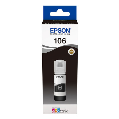 Originálny atrament Epson T00R1 (C13T00R140, 106), photo čierny, 70 ml