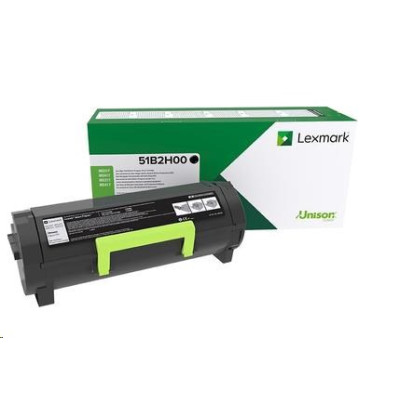 Originálny toner Lexmark 51B2H00 (51B0HA0), čierny, 8500 strán