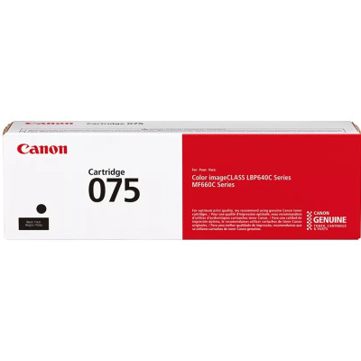 Canon 075Bk (6365C002), originálny toner, čierny
