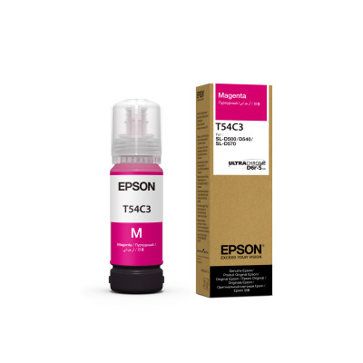 Epson T54C3 (C13T54C320), originálny atrament, purpurový, 70 ml
