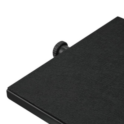 Powerton ERGO FLEX podstavec pod nohy, čierny