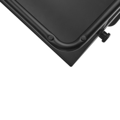 Powerton ERGO FLEX podstavec pod nohy, čierny