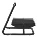Powerton ERGO FLEX podstavec pod nohy, čierny