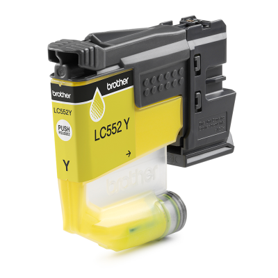 Brother LC-552Y, originálny atrament, žltý
