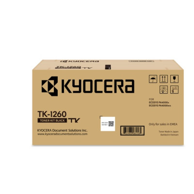 Kyocera TK-1260 (1T0C150NL0), originálny toner, čierny