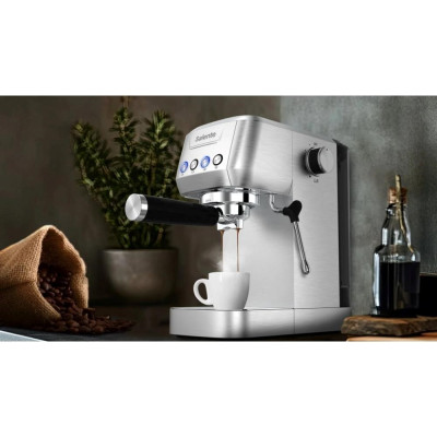 Salente Coffio, pákový kávovar, nerez