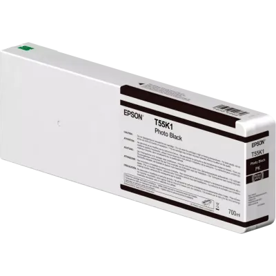 Epson C13T56P100, originálny atrament, photo čierny, 700ml