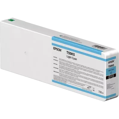 Epson C13T56P500, originálny atrament, svetlo azúrový, 700ml