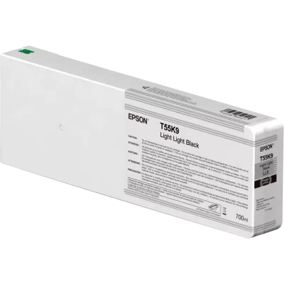 Epson C13T56P900, originálny atrament, šedý/čierny, 700ml