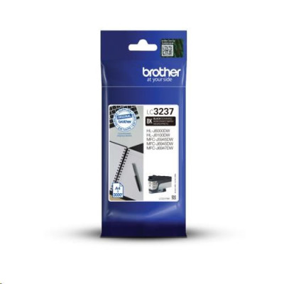 Originálny atrament Brother LC-3237Bk, čierny, 3000 strán
