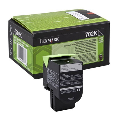 Originálny toner Lexmark 70C20K0 (70C20KE), čierny, 1000 strán