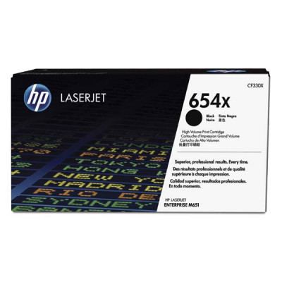 Originálny toner HP CF330X (654X), čierny, 20500 strán