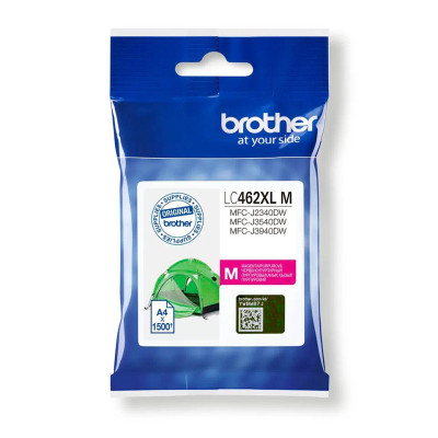 Originálny atrament Brother LC-462XLM, purpurový, 1500 strán, XL