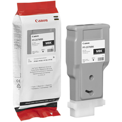 Originálny atrament Canon PFI-207MBk (8788B001), matne čierny, 300 ml