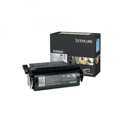 Originálny toner Lexmark 12A5849, čierny, 25000 strán