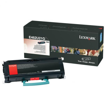 Originálny toner Lexmark E462U21G, čierny, 18000 strán