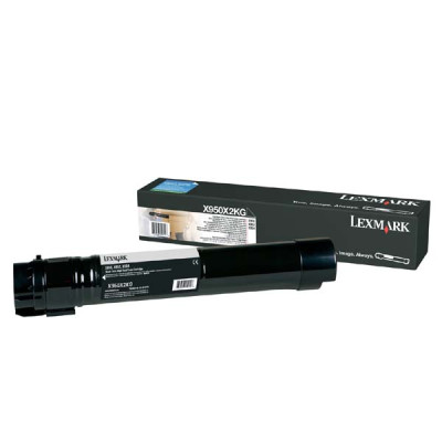 Originálny toner Lexmark X950X2KG, čierny, 32000 strán