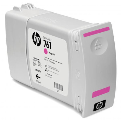 Originálny atrament HP CM993A (761), purpurový, 400 ml