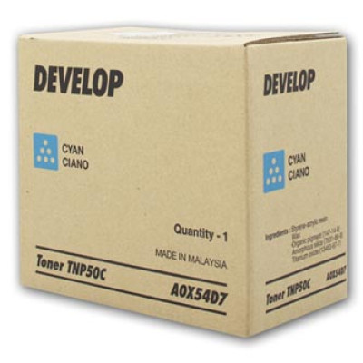 Originálny toner Develop TNP-50C (A0X54D7), azúrový, 5000 strán