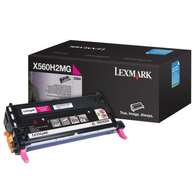 Originálny toner Lexmark X560H2MG, purpurový, 10000 strán