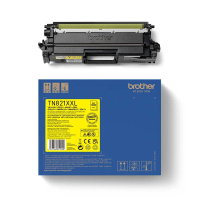 Originálny toner Brother TN-821XXLY, žltý, 12000 strán, XXL