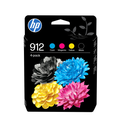 HP 6ZC74AE (912), originálny atrament, CMYK, 4-pack