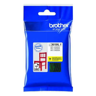 Originálny atrament Brother LC-3619XLY, žltý, 1500 strán, XL