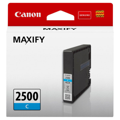 Originálny atrament Canon PGI-2500C (9301B001), azúrový, 9,6 ml