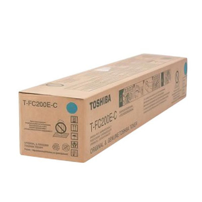 Originálny toner Toshiba T-FC200E-C (6AJ00000119), azúrový, 33600 strán