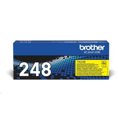 Originálny toner Brother TN-248Y, žltý, 1000 strán