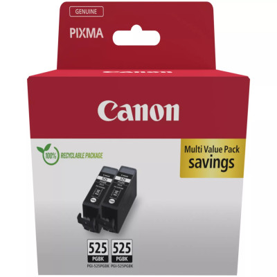 Originálny atrament Canon PGI-525PGBk (4529B006, 4529B017), čierny, 2 × 19 ml, 2-pack