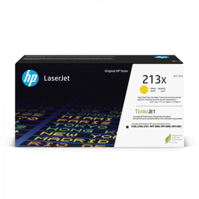 Originálny toner HP W2132X (213X), žltý, 6000 strán
