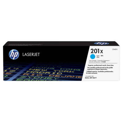 Originálny toner HP CF401X (201X), azúrový, 2300 strán