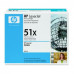 Originálny toner HP Q7551X (51X), čierny, 13000 strán