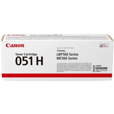Originálny toner Canon 051H (2169C002), čierny, 4100 strán
