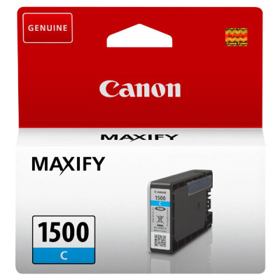 Originálny atrament Canon PGI-1500C (9229B001), azúrový, 300 strán (4,5 ml)