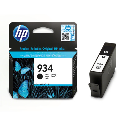 HP C2P19AE (934), originálny atrament, čierny