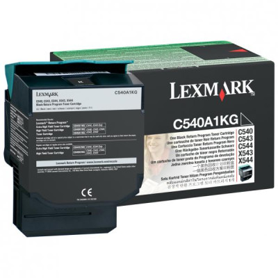 Originálny toner Lexmark C540A1KG, čierny, 1000 strán
