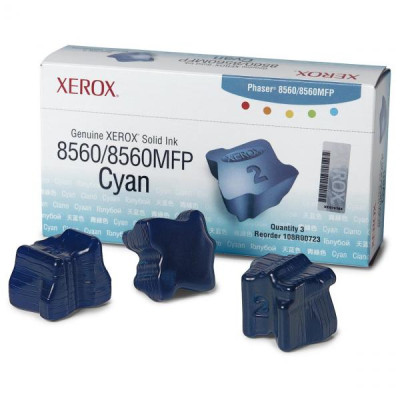 Originálny toner Xerox 108R00764, azúrový, 3000 strán, 3-pack