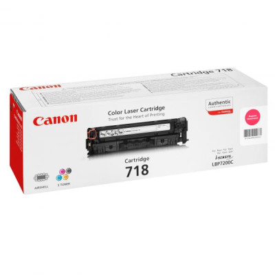 Originálny toner Canon CRG-718M (2660B002), purpurový, 2900 strán