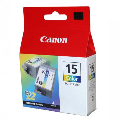 Originálny atrament Canon BCI-15CL (8191A002), farebný, 7 ml, 2-pack