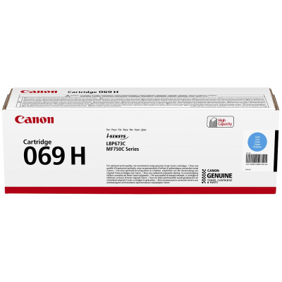 Originálny toner Canon 069HC (5097C002), azúrový, 5900 strán