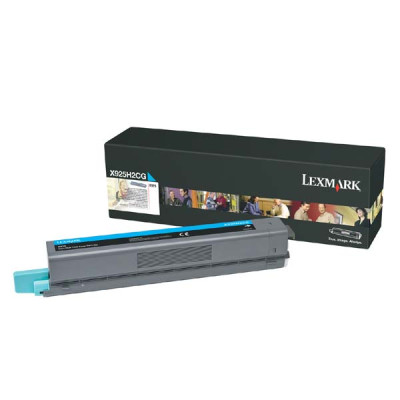 Originálny toner Lexmark X925H2CG, azúrový, 7500 strán
