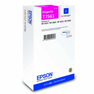 Originálny atrament Epson T7563L (C13T756340), purpurový, 1500 strán (14 ml)